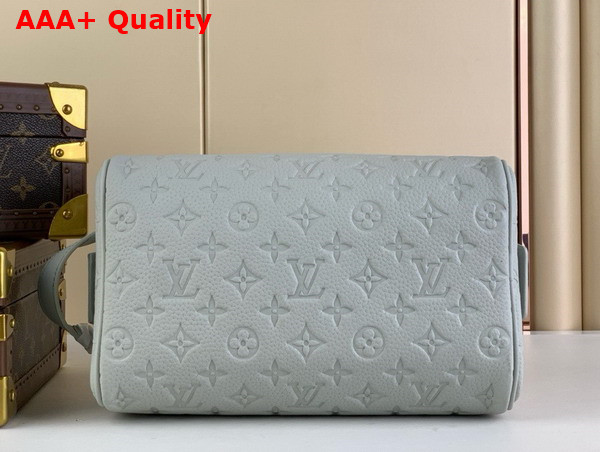 Louis Vuitton Dopp Kit in Light Grey Taurillon Monogram Leather Replica