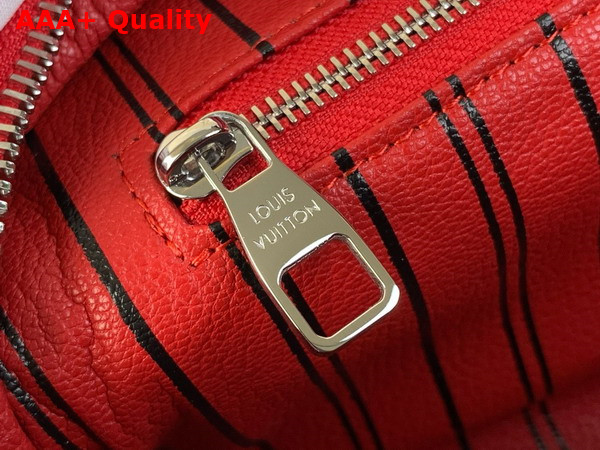 Louis Vuitton Dopp Kit in Sari Red Taurillon Monogram Embossed Cowhide Leather M13023 Replica