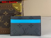 Louis Vuitton Double Card Holder in Monogram Eclipse Reverse Canvas M11471 Replica