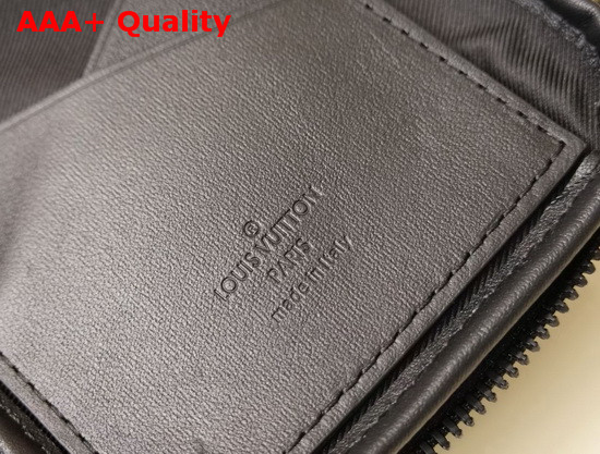Louis Vuitton Double Phone Pouch in Giant Damier Ebene Canvas and Features a Nigo Tortoise with LV Made Written on His Sheel N40377 Replica