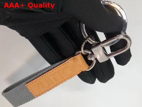 Louis Vuitton Dragonne Bag Charm and Key Holder Leather and Nylon Replica