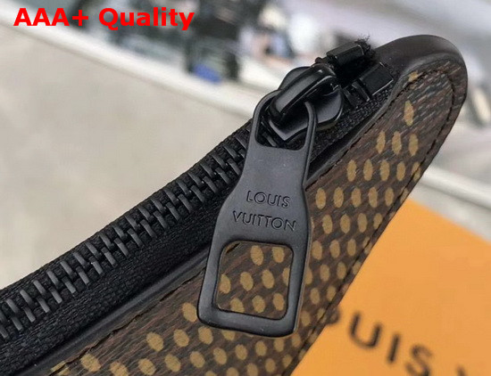 Louis Vuitton Duck Coin Card Holder Giant Damier Ebene Coated Canvas N60388 Replica