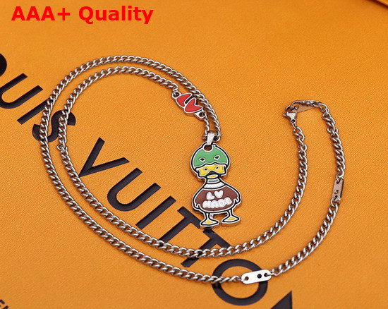 Louis Vuitton Duck Pendant Necklace MP3230 Replica