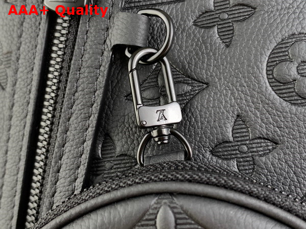 Louis Vuitton Duo Slingbag in Black Monogram Calf Leather Replica