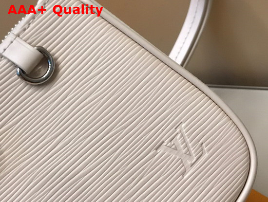 Louis Vuitton Easy Pouch On Strap Quartz White Epi Embossed Supple Grained Cowhide Leather M80479 Replica