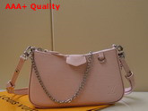 Louis Vuitton Easy Pouch On Strap Rose Ballerine Pink Epi Embossed Supple Grained Cowhide Leather M80483 Replica