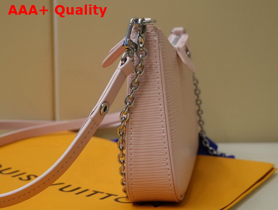 Louis Vuitton Easy Pouch On Strap Rose Ballerine Pink Epi Embossed Supple Grained Cowhide Leather M80483 Replica