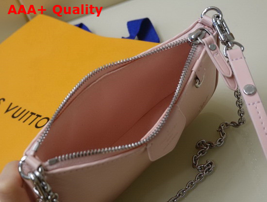 Louis Vuitton Easy Pouch On Strap Rose Ballerine Pink Epi Embossed Supple Grained Cowhide Leather M80483 Replica