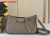 Louis Vuitton Easy Pouch On Strap Tourterelle Beige Monogram Empreinte Leather M81862 Replica