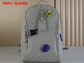 Louis Vuitton Ellipse Backpack in Chalk White Taurillon Monogram Leather Replica