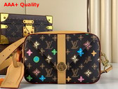 Louis Vuitton Envelope Messenger in Chocolate Monogram Craggy Coated Canvas M24820 Replica