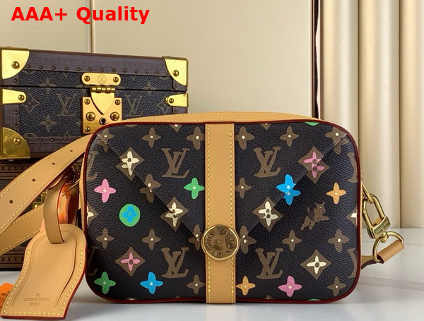 Louis Vuitton Envelope Messenger in Chocolate Monogram Craggy Coated Canvas M24820 Replica