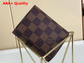 Louis Vuitton Enveloppe Carte De Visite Damier Ebene Canvas Replica