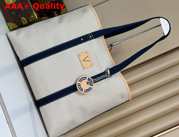Louis Vuitton Escale Bag Ocean Blue Organic Cotton M28503 Replica