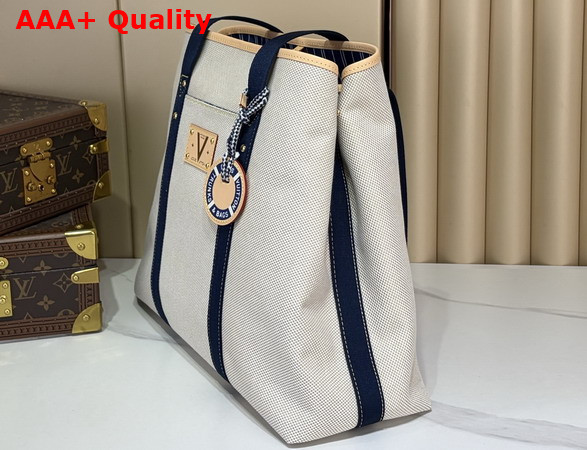 Louis Vuitton Escale Bag Ocean Blue Organic Cotton M28503 Replica