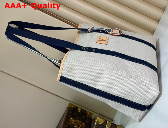 Louis Vuitton Escale Bag Ocean Blue Organic Cotton M28503 Replica
