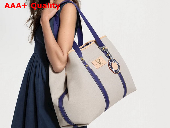 Louis Vuitton Escale Bag Ocean Blue Organic Cotton M28503 Replica