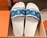Louis Vuitton Escale Waterfront Mule Blue Replica