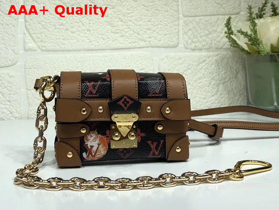 Louis Vuitton Essential Trunk Brown and Orange Transformed Historic Monogram Canvas M63892 Replica