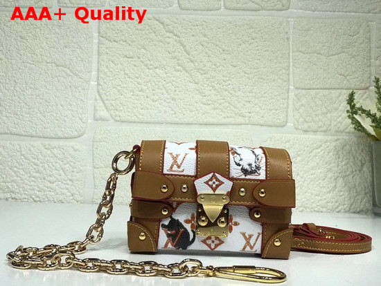 Louis Vuitton Essential Trunk Brown and White Replica