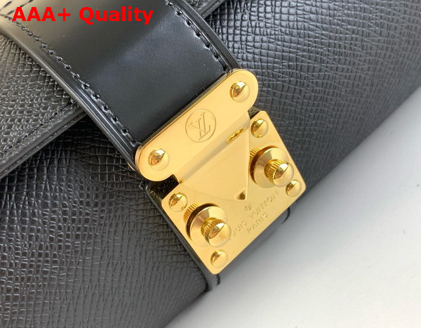Louis Vuitton Etui Bijoux Jewelry Case in Black Taiga Leather Replica