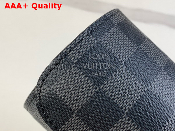 Louis Vuitton Etui Bijoux Jewelry Case in Damier Graphite Canvas Replica