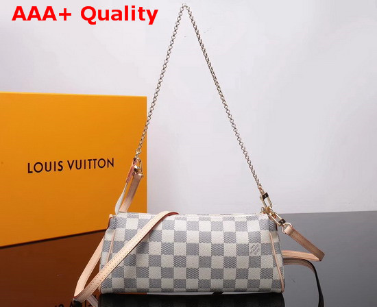 Louis Vuitton Eva Clutch in Damier Azur Canvas Replica