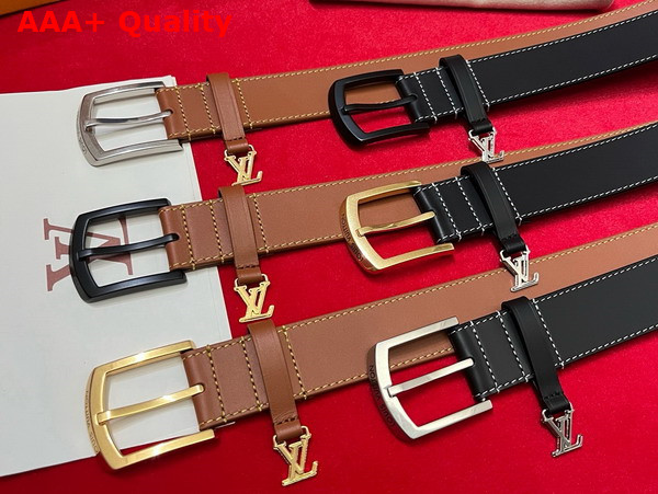 Louis Vuitton Everyday Pin 35mm Belt in Brown Leather M8878U Replica