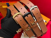 Louis Vuitton Everyday Pin 35mm Belt in Brown Leather M8878U Replica