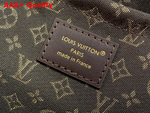 Louis Vuitton Express MM Handbag in Khaki Suede Calfskin M29230 Replica