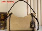Louis Vuitton Express MM Noisette Soft Suede M26358 Replica