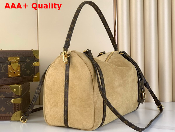 Louis Vuitton Express MM Noisette Soft Suede M26358 Replica
