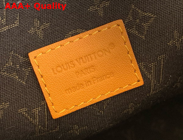 Louis Vuitton Express MM Tan Crocodile Embossed Suede Calfskin Replica