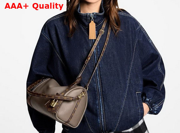 Louis Vuitton Express PM Smoke Gray Calfskin Leather M26360 Replica