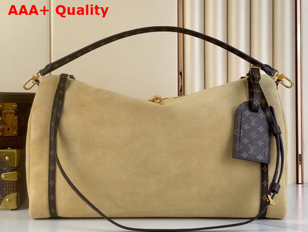 Louis Vuitton Express Travel Bag in Brown Suede Calfskin M26451 Replica