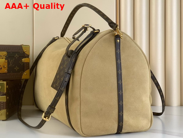 Louis Vuitton Express Travel Bag in Brown Suede Calfskin M26451 Replica