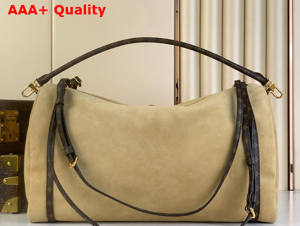 Louis Vuitton Express Travel Bag in Brown Suede Calfskin M26451 Replica