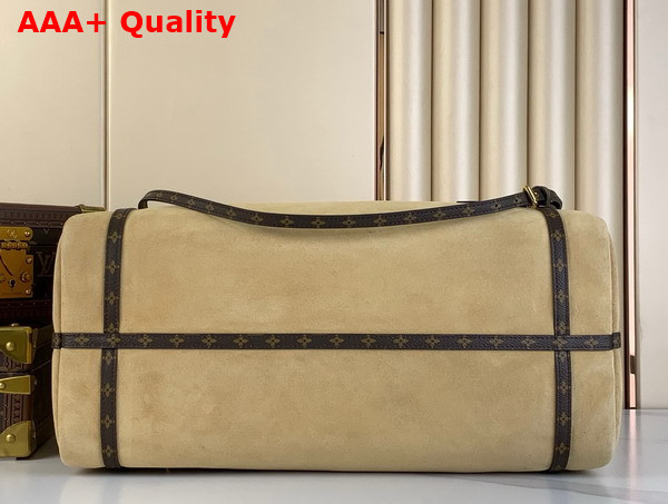 Louis Vuitton Express Travel Bag in Brown Suede Calfskin M26451 Replica