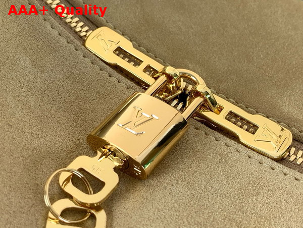Louis Vuitton Express Travel Bag in Brown Suede Calfskin M26451 Replica