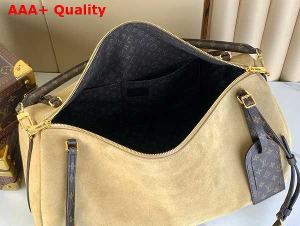 Louis Vuitton Express Travel Bag in Brown Suede Calfskin M26451 Replica