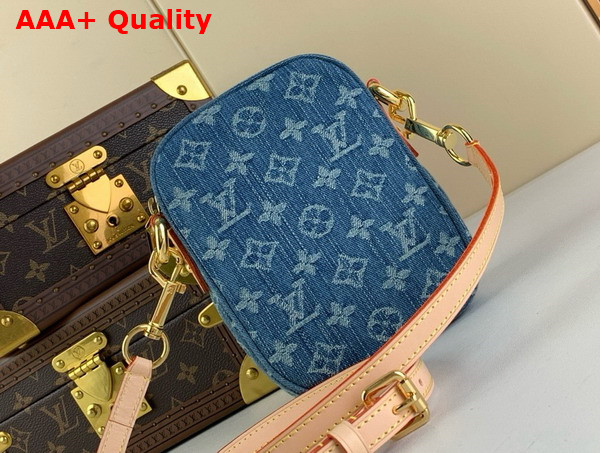 Louis Vuitton Fairfax Pochette Denim Blue Monogram Denim M82948 Replica