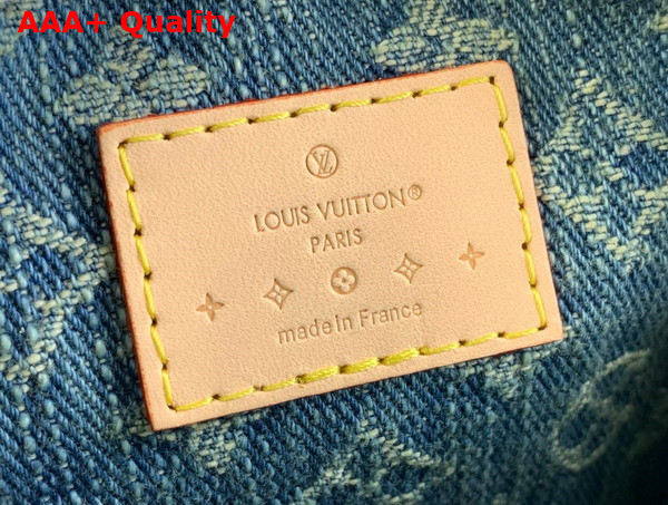 Louis Vuitton Fairfax Pochette Denim Blue Monogram Denim M82948 Replica