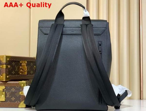 Louis Vuitton Fastline Backpack in Black Cowhide Leather M21367 Replica
