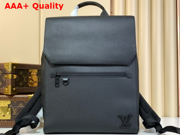 Louis Vuitton Fastline Backpack in Black Cowhide Leather M21367 Replica