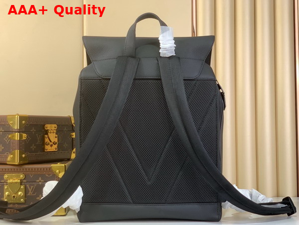 Louis Vuitton Fastline Backpack in Black Waxy Calfskin M15262 Replica