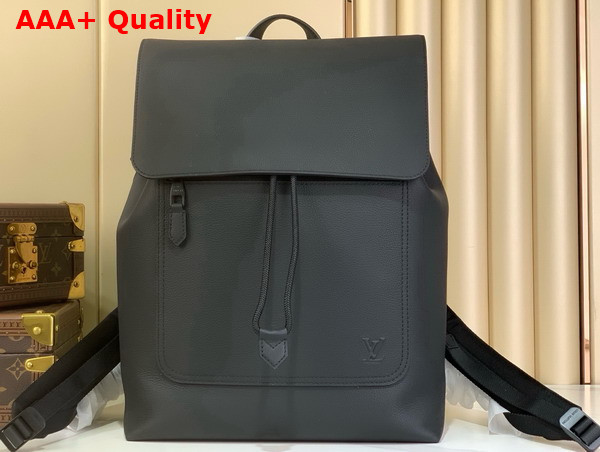 Louis Vuitton Fastline Backpack in Black Waxy Calfskin M15262 Replica