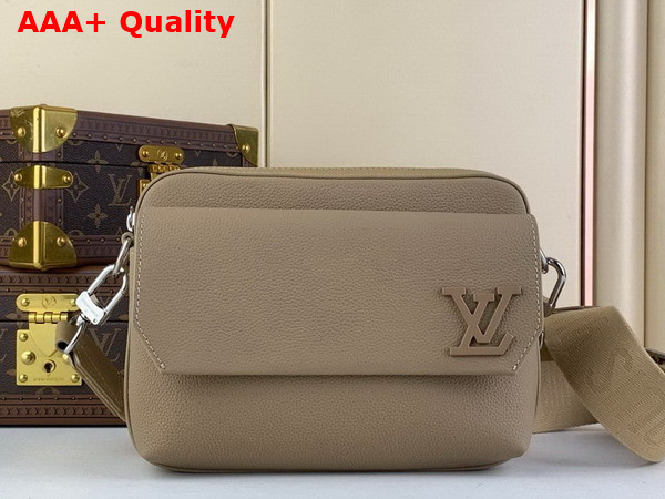 Louis Vuitton Fastline Messenger Bag in Sable Beige Cowhide Leather M23710 Replica