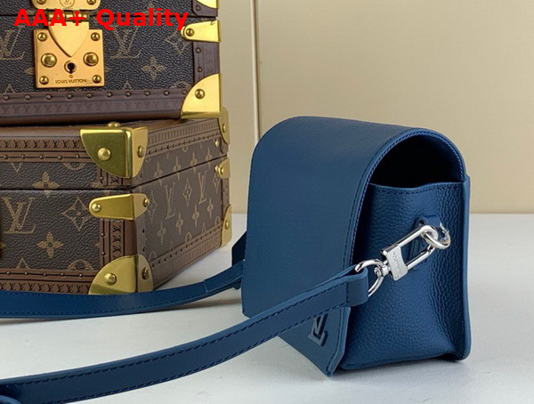 Louis Vuitton Fastline Wearable Wallet in Atlantic Blue Cowhide Leather Replica