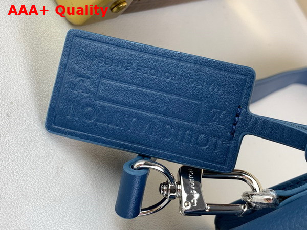 Louis Vuitton Fastline Wearable Wallet in Atlantic Blue Cowhide Leather Replica