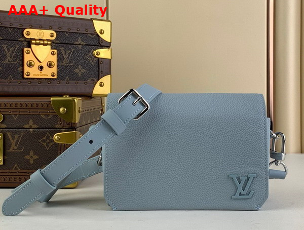 Louis Vuitton Fastline Wearable Wallet in Cloud Blue Cowhide Leather M82804 Replica